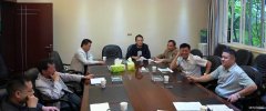 盘江精煤股份公司到月亮田矿调研采掘临时支护情况