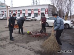 七矿公司向阳矿开展“抗击疫情、爱卫同行”主题党日活动