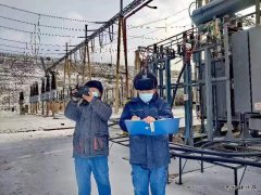 图片新闻：国网黑龙江水电总厂开展寒潮特巡检查