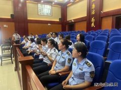 阿勒泰执法支队哈巴河执法大队：观看庭审视频 感受法律力
