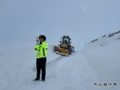阿勒泰执法支队哈巴河执法大队：战风雪 保畅通 护平安