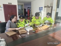 北屯执法大队开展大件运输车辆“双随机、一公开”执法检查工作